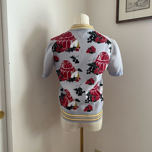 Tory Burch short sleeved sweatshirt top - Picture 2 of 4